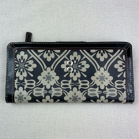 Fossil floral print snap button wallet - Picture 6 of 8